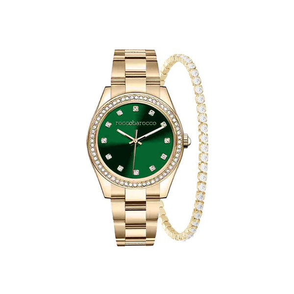 Roccobarocco RB.2579-08M Women’s Watch and Bracelet Set