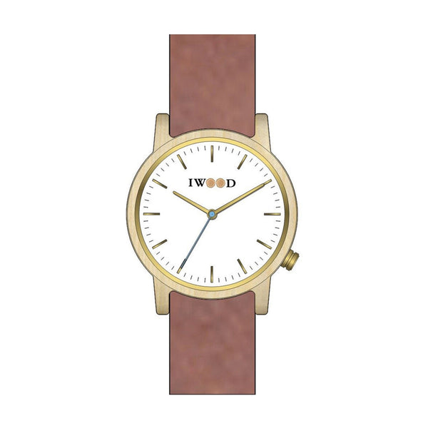Iwood Real Wood Mens Watch IW18444002 - Iwood Real Wood Mens Watch IW18444002