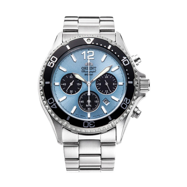 Orient Mako Solar Powered RA-TX0206L10B Mens Watch Chronograph - Orient Mako Solar Powered RA-TX0206L10B Mens Watch Chronograph