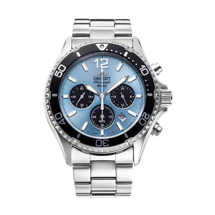 Orient Mako Solar Powered RA-TX0206L10B Mens Watch Chronograph - Orient Mako Solar Powered RA-TX0206L10B Mens Watch Chronograph