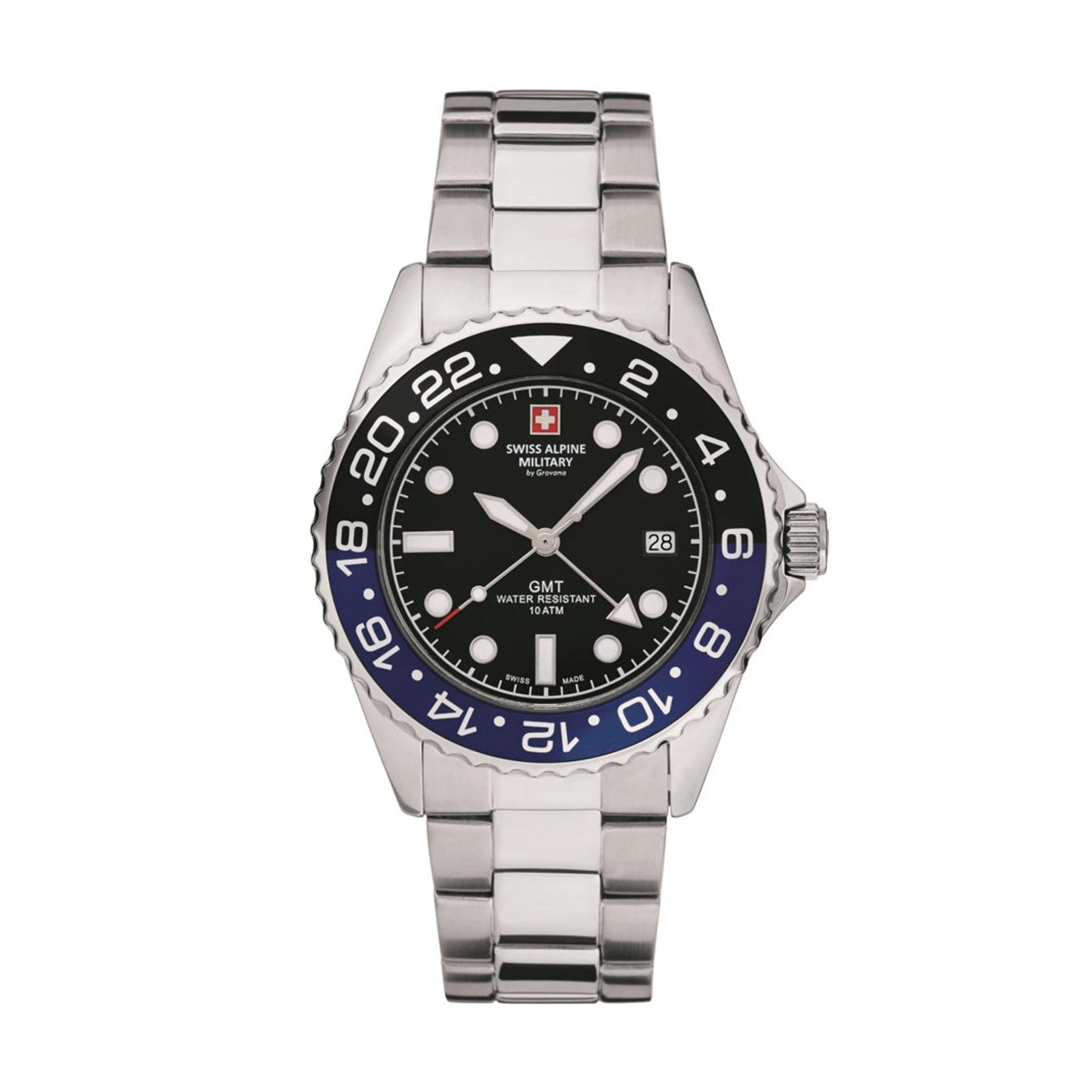 Swiss Alpine Military GMT 7052.1132SAM Mens Watch - Swiss Alpine Military GMT 7052.1132SAM Mens Watch